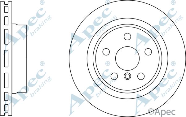 APEC BRAKING Тормозной диск DSK3169